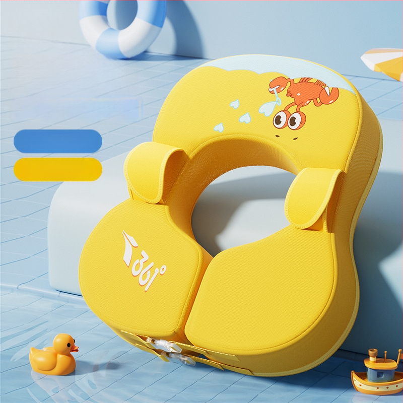 361 Vaikų plaukimo žiedas, nereikia pripūsti, vienos spalvos, baseinui ir vandens sportams