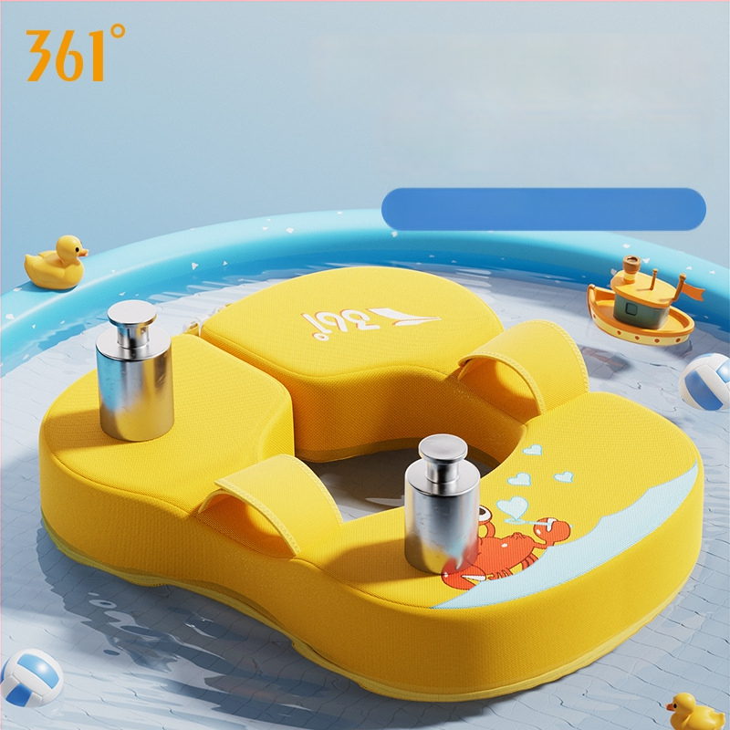 361 Vaikų plaukimo žiedas, nereikia pripūsti, vienos spalvos, baseinui ir vandens sportams