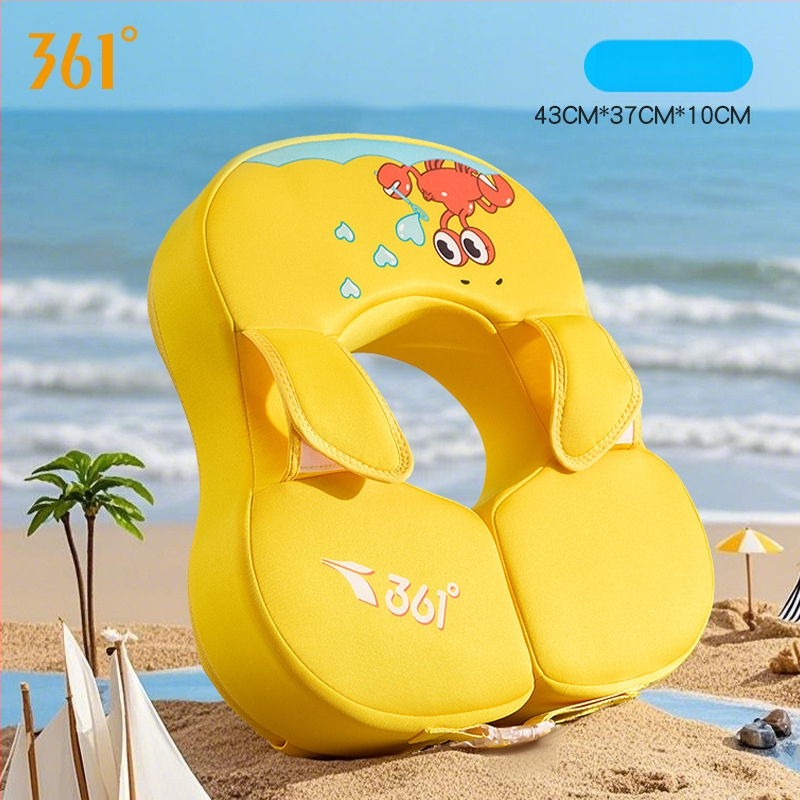 361 Vaikų plaukimo žiedas, nereikia pripūsti, vienos spalvos, baseinui ir vandens sportams