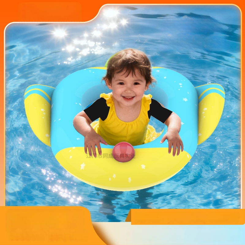 Raketės formos vaikų plūduras, aplinkai draugiškas PVC, 0,25 mm storis, vienos spalvos raštas, tinkamas plaukiojimui ir vandens vaikščiojimui