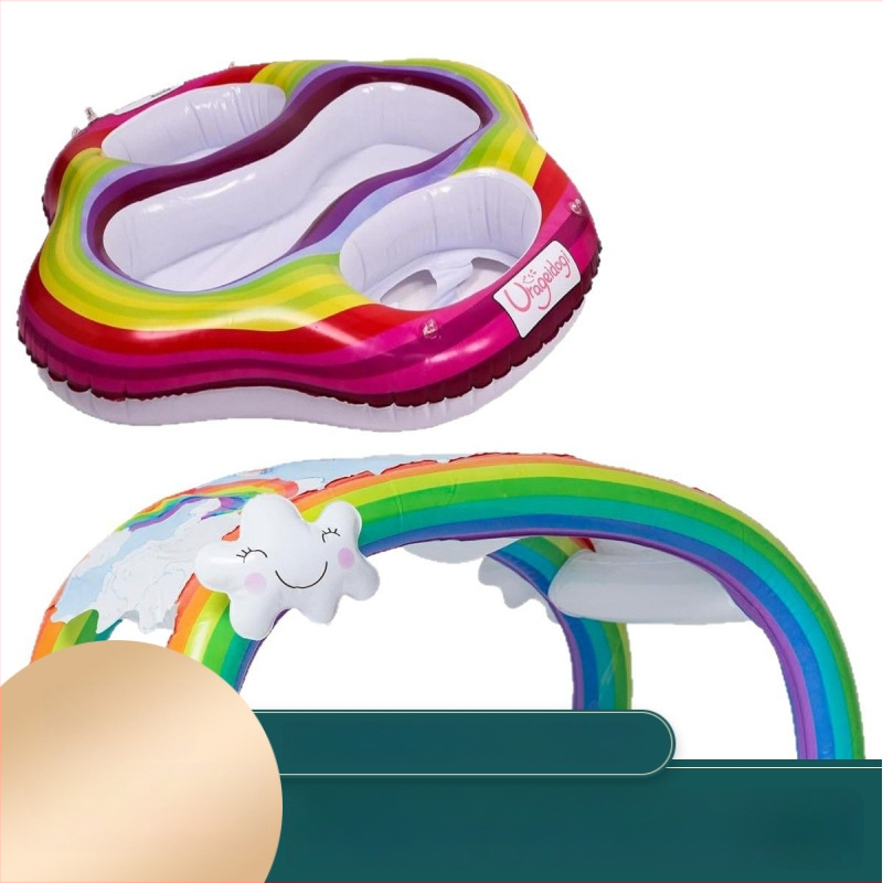 Vaikų plaukimo žiedas iš ekologinio PVC, 0,25 mm storio, spausdintas raštas, prekės kodas SJL-20250318