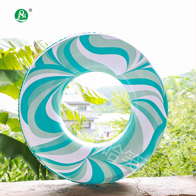 Vaikų pripučiamas PVC plaukimo žiedas su vandens bangų atvaizdu, Treasure in the Water