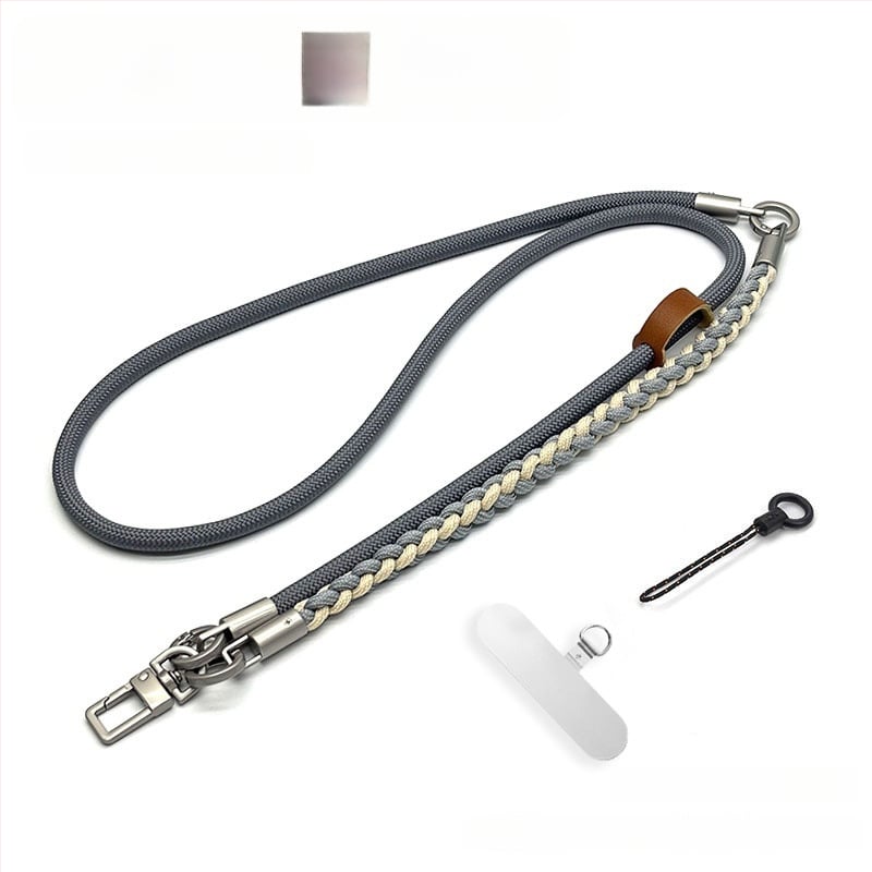 Телефонна каишка — ръчно тъкана полиестерна шнурка, метална катарама, унисекс, персонализируема