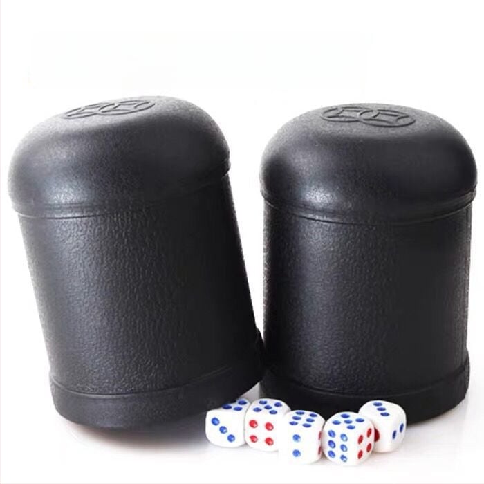 Двоен комплект чаши за зарове със шейкър (ABS)