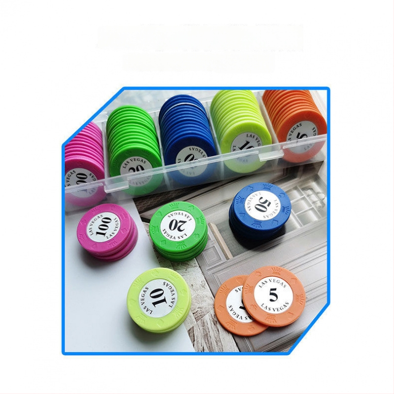 Меламинови чипове за Маџонг и Тексас Холдем покер – дебели висококачествени чипове за зали за карти, 1 спецификация, персонализируеми