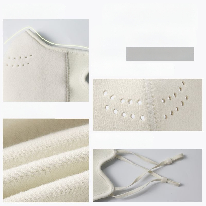 Šilta žieminė veido kaukė su ausų kilpa, vėjo ir dulkių apsauga, poliesterio pluoštas, Shao qi