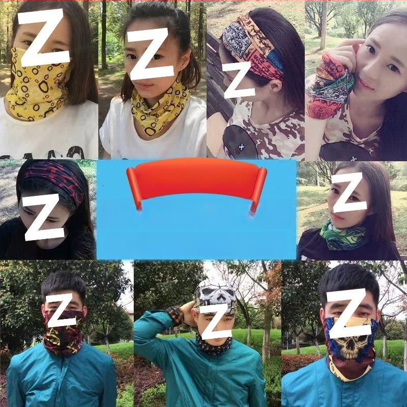 Sportinis galvos apdangalas ir šalikas, etninio stiliaus, poliesteris, dryžuotas raštas, vaikams