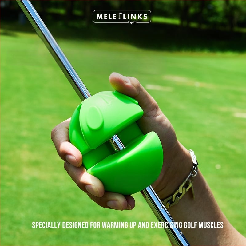 Тренажор за замах при голф – гумен материал; марка Melelinks; аксесоар за голф (Материал: гума; Спорт: голф; Марка: Melelinks)