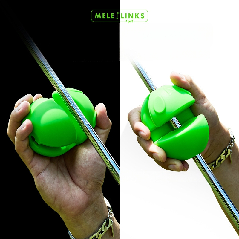 Тренажор за замах при голф – гумен материал; марка Melelinks; аксесоар за голф (Материал: гума; Спорт: голф; Марка: Melelinks)