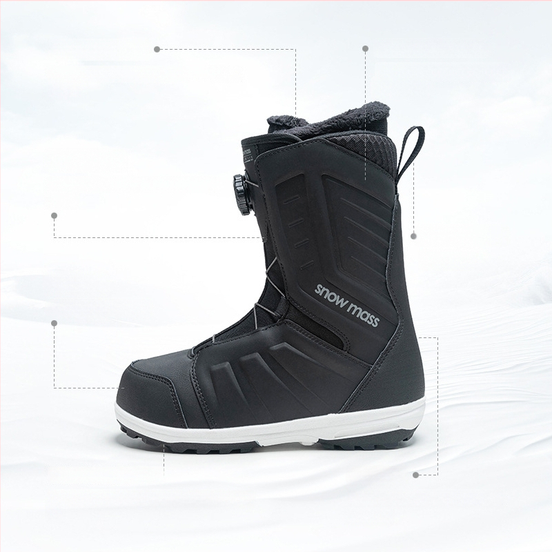 SNOWMASS Сноуборд обувки – закопчаване с катарама; горна част Pu + водоустойчив плат; височина над 20 см; подметка от гума; EVA средна подметка