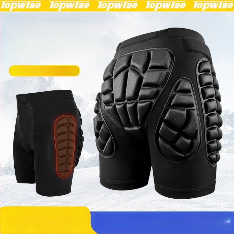 Suaugusiųjų hip apsauga riedėjimui ir dviračiams, storinta vidinė apsauga, iš spandekso (Prekės ženklas: Topwise; Apsaugotos dalys: juosmuo; Pagrindinė medžiaga: Spandex; Tinkamas asmenims: suaugusieji; Taikomi sportai: slidinėjimas, dviračių sportas, ried