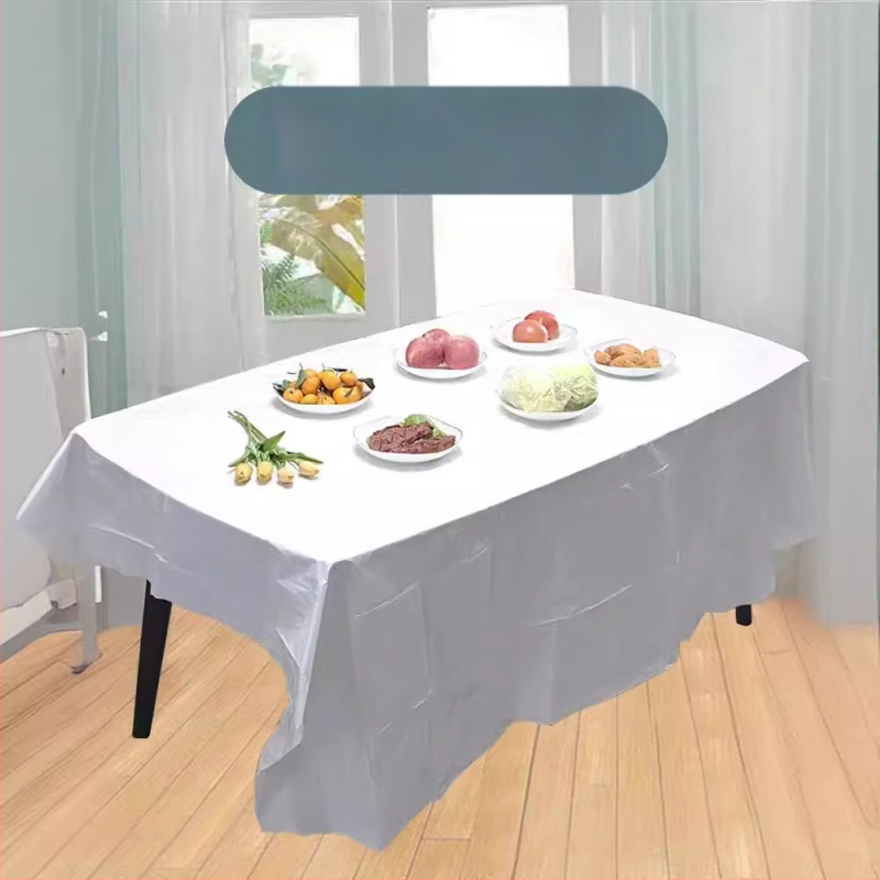 Τραπεζομάντιλο μίας χρήσεως, παχυμένο PE πλαστικό, πορσελάνινο σχέδιο, τετράγωνο σχήμα, 10 τεμάχια