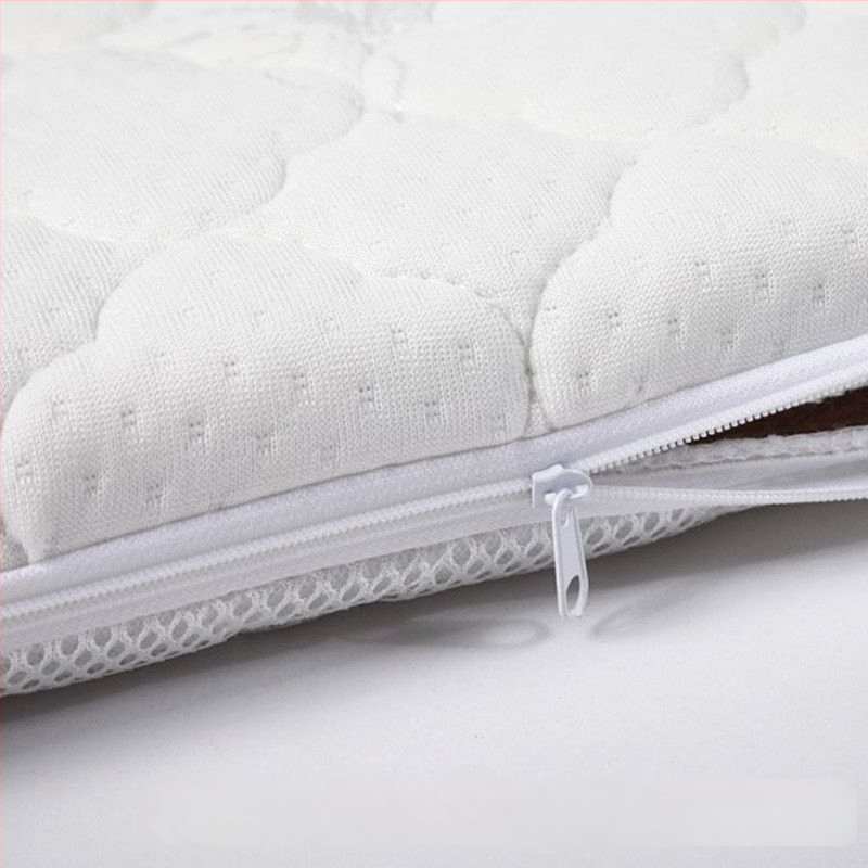 Madrac za bebe od prirodnih kokosovih vlakana 3E, navlaka od 100% pamuka, pogodan za krevetić širine 0,9 m, za novorođenčad i djecu