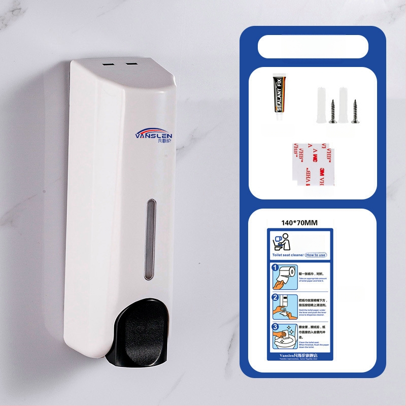 Uređaj za dezinfekciju poklopca WC-a, plastično kućište, lakirani završetak, moderan minimalistički dizajn, ručna aktivacija