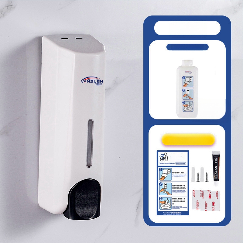 Uređaj za dezinfekciju poklopca WC-a, plastično kućište, lakirani završetak, moderan minimalistički dizajn, ručna aktivacija
