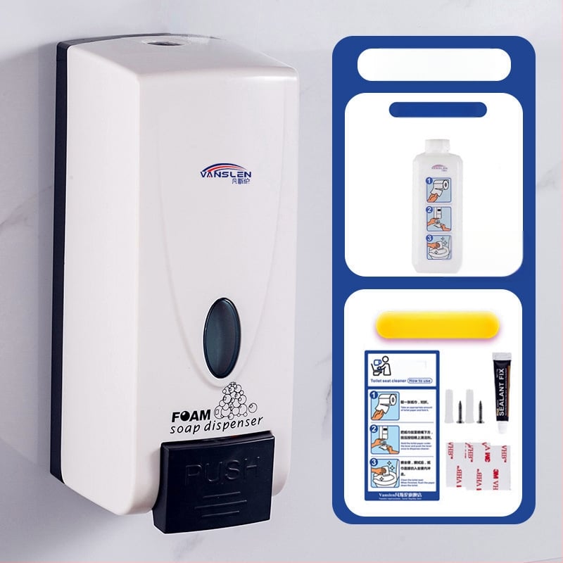 Uređaj za dezinfekciju poklopca WC-a, plastično kućište, lakirani završetak, moderan minimalistički dizajn, ručna aktivacija