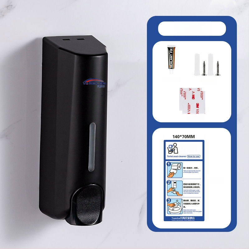 Uređaj za dezinfekciju poklopca WC-a, plastično kućište, lakirani završetak, moderan minimalistički dizajn, ručna aktivacija