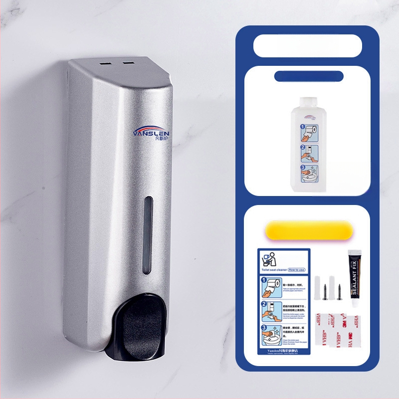 Uređaj za dezinfekciju poklopca WC-a, plastično kućište, lakirani završetak, moderan minimalistički dizajn, ručna aktivacija