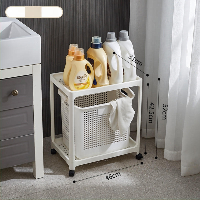 Шкаф за баня за съхранение, пластмасов, матова повърхност, модел 1763, товар 7,5 кг на рафт, модерен минималистичен стил