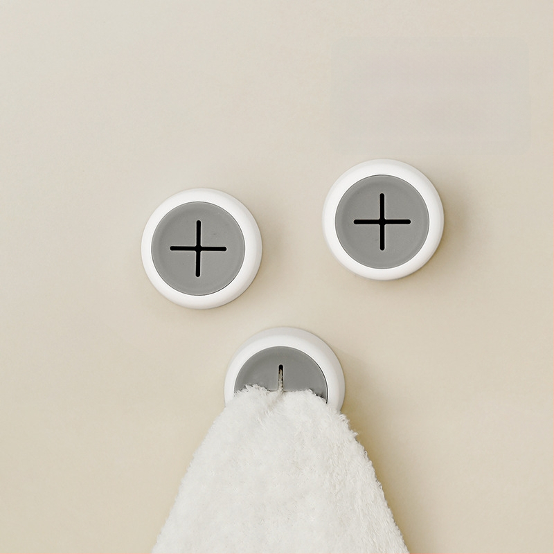 FaSoLa Стенно държач за кърпи – без пробиване, кухненска кърпа, клип за кърпи, модерен минималистичен дизайн; материали: ABS, силикон, акрилно лепило; тегло 23 g