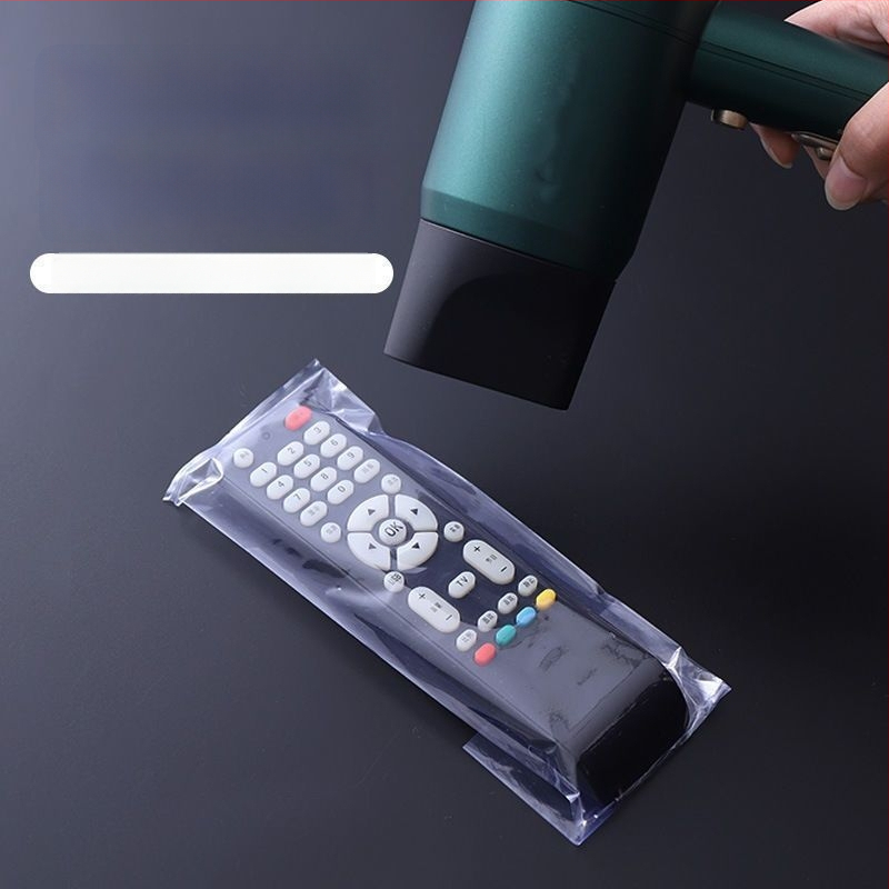 Universālais aizsargapvalks attālo vadības ierīcei no siltuma saraušanas plēves, caurspīdīgs, modelis Rsm2101050, plastmasa