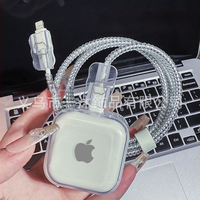 Zaštitni kućište za kabel za podatke, zaštita od loma, PC materijal, uvijač kabla, jednostavan dizajn