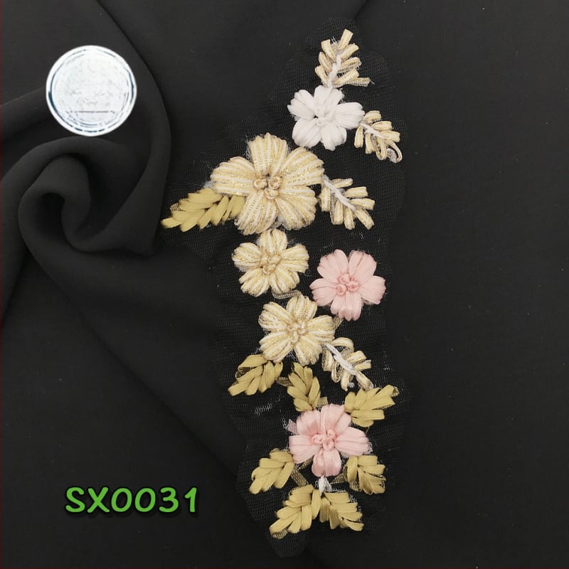 DIY zakrpa od smole za odjeću s izvezenim cvijetom - Runxuan Clothing