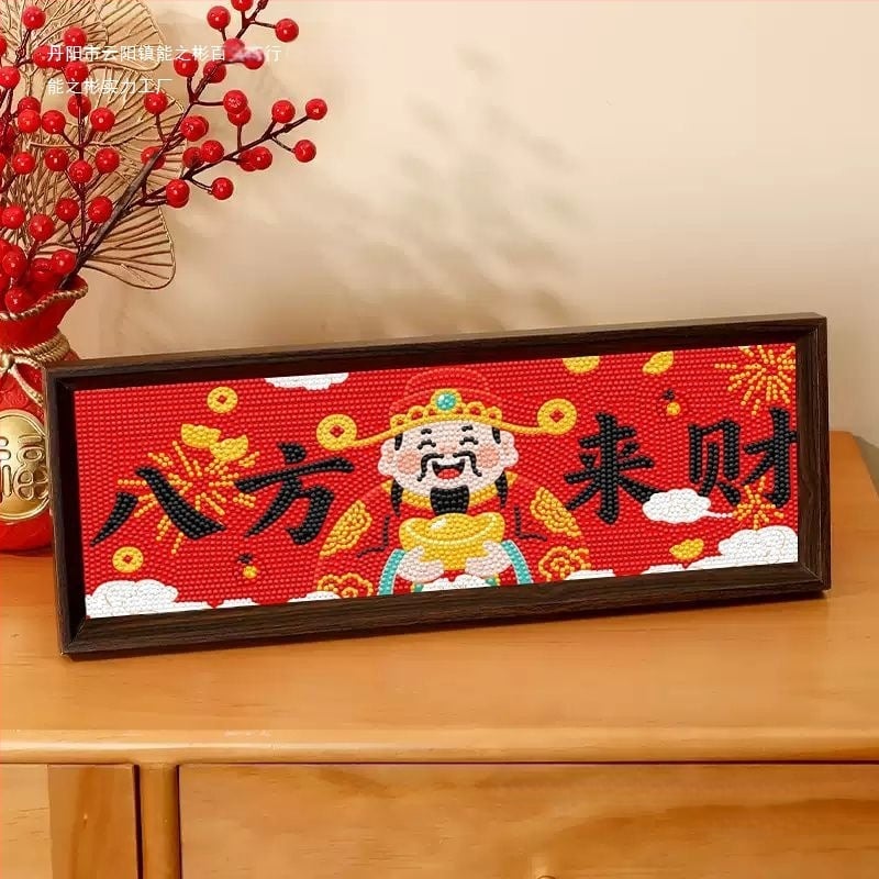 DIY Pictură cu diamante pentru masă — decor festiv pentru hol și sufragerie, cadou lucrat manual