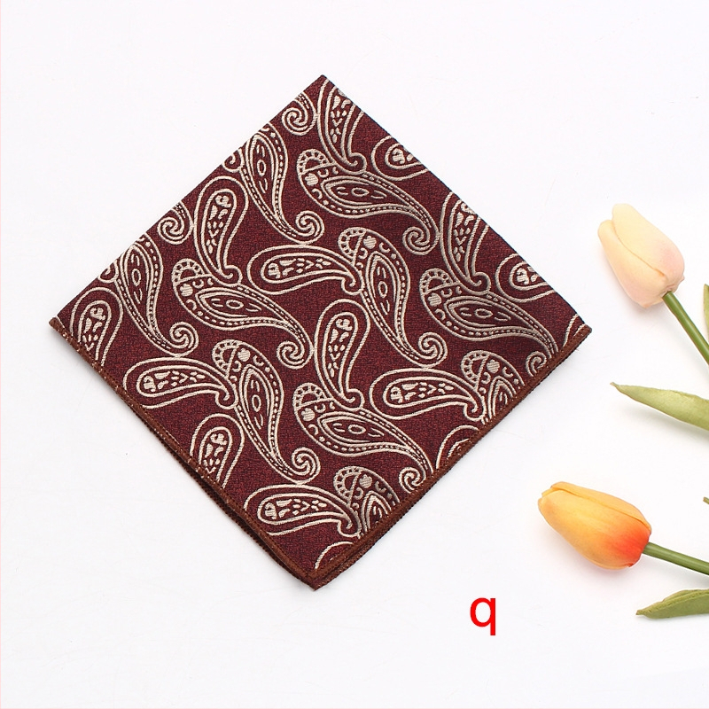 Kišeninė skara kostiumui, poliesteris, Jacquard audinys, Cashew raštas, pamušalas poliesteris