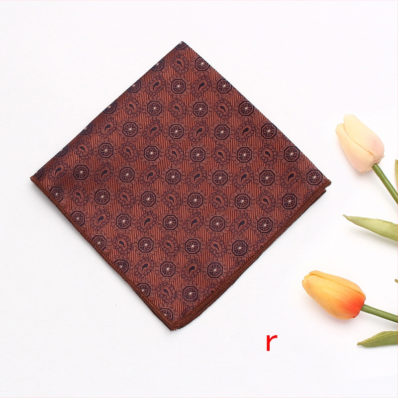 Kišeninė skara kostiumui, poliesteris, Jacquard audinys, Cashew raštas, pamušalas poliesteris