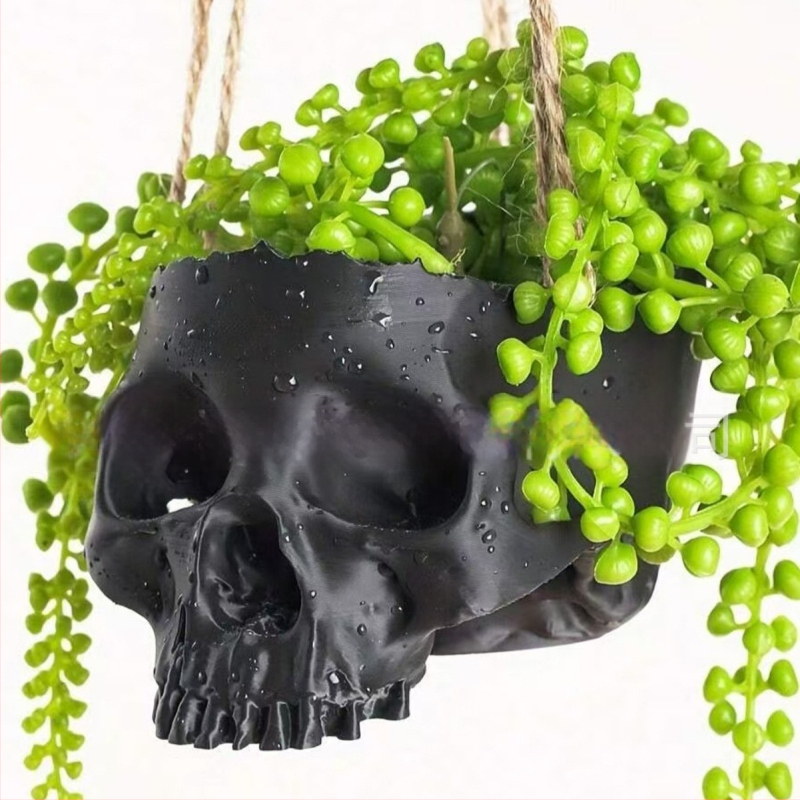 Смолен череп реквизит за Хелоуин – декоративен аксесоар за бар и стая; материал: смола; марка Far away; категория: Resin crafts; опаковка: картон