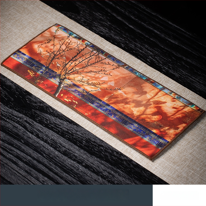 Modesty utierka na čaj z látky, potlač loga, čínskeho štýlu, vydanie 2024