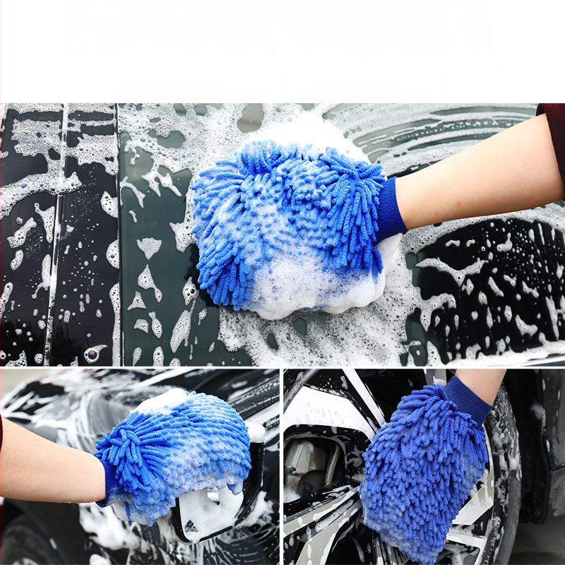 Chenille rukavice na umývanie auta Cai Run