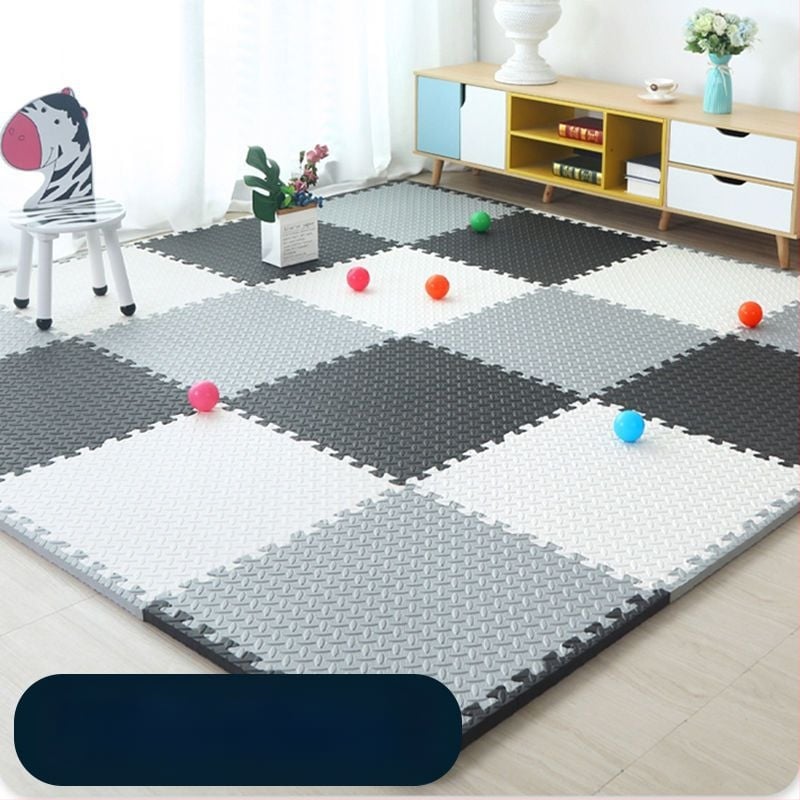 Jačana pjenasta podloga za pod za djecu — interlock puzzle podloga za puzanje, vodootporna i otporna na prljavštinu, pokriva cijelu sobu