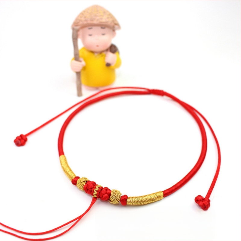 Detské náhrdelníky z nite, ručne pletený, etnický štýl, golierový reťaz, predĺženie 11 cm a viac