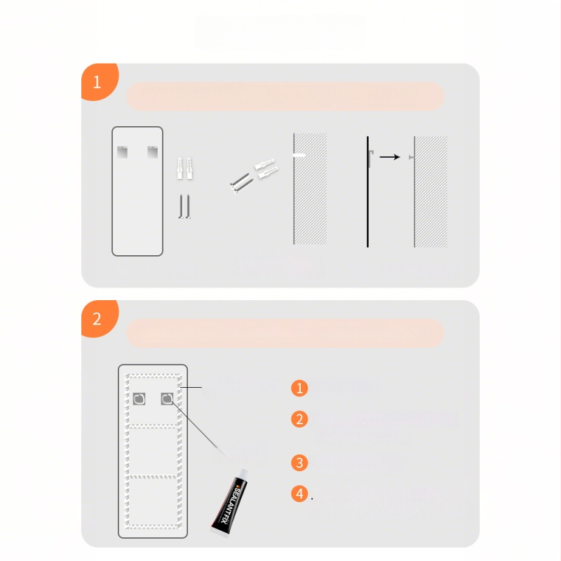 Senfu ολόσωμος καθρέφτης χωρίς πλαίσιο, μοντέρνο στυλ, κατασκευασμένος σύμφωνα με τα σχέδια