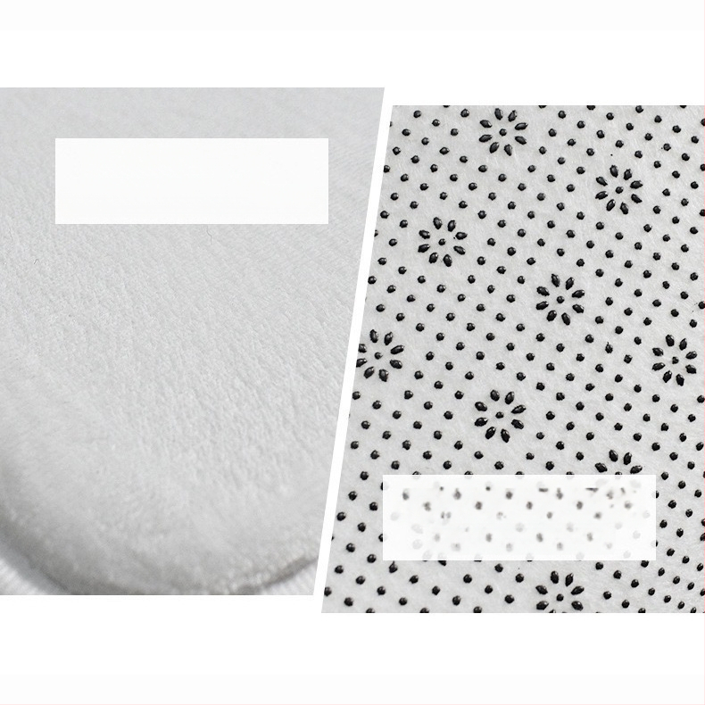 Комплект подложки за крака - полиестерно влакно - правоъгълен - солиден модел - миещи се - за всекидневна, спалня, баня и балкон