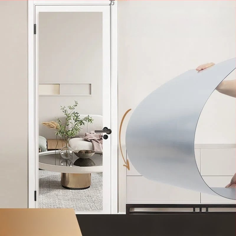 Ακρυλικός καθρέφτης μακιγιάζ, τοίχου με κόλλα, HD καθρέφτης ντυσίματος για ρούχα και ντουλάπα — Powerful Merchant