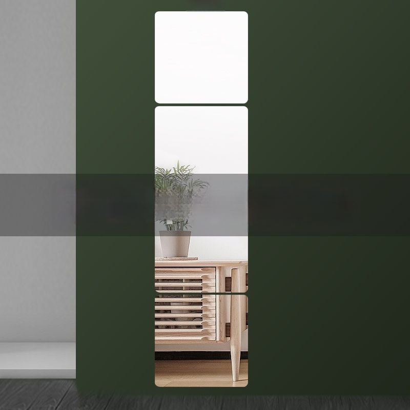 Ακρυλικός καθρέφτης μακιγιάζ, τοίχου με κόλλα, HD καθρέφτης ντυσίματος για ρούχα και ντουλάπα — Powerful Merchant