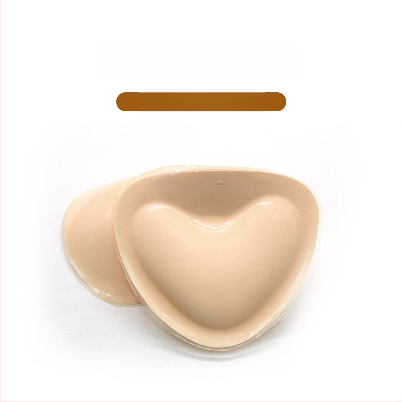 MISS&HUA Tankesnė trikampė krūtinės pagalvėlė, Lipnus putų įdėklas push-up efektui, Nematomas po maudymosi kostiumėliu ir apatine apranga