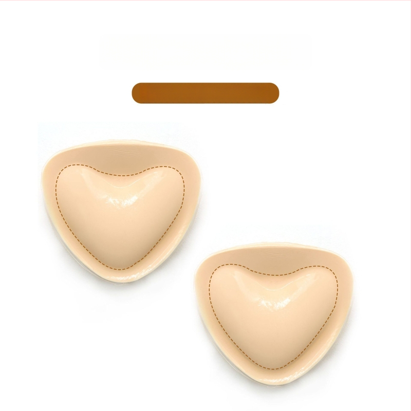 MISS&HUA Tankesnė trikampė krūtinės pagalvėlė, Lipnus putų įdėklas push-up efektui, Nematomas po maudymosi kostiumėliu ir apatine apranga