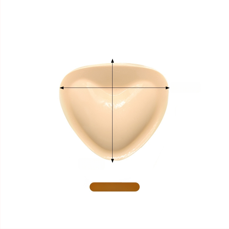 MISS&HUA Tankesnė trikampė krūtinės pagalvėlė, Lipnus putų įdėklas push-up efektui, Nematomas po maudymosi kostiumėliu ir apatine apranga