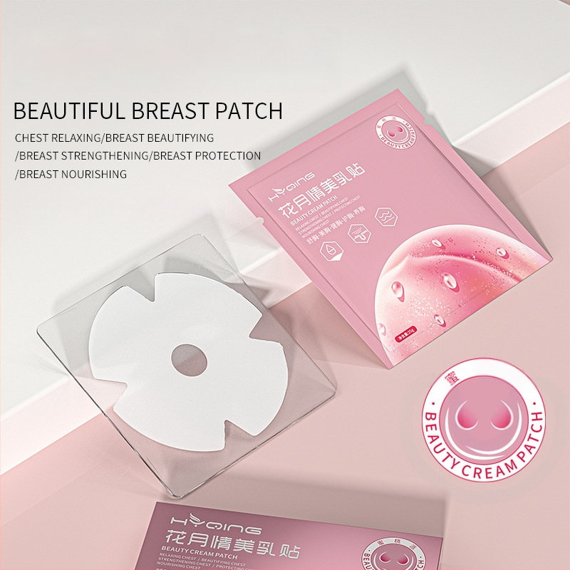 HYQING Krūšu plāksteris – Kolagēna kopšana krūtīm, mitrināšana, augļu aromāts, ķermeņa kopšanas komplekts