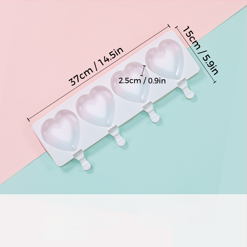 Silikonska forma za mousse sa srcolikim oblikom, model JSC379