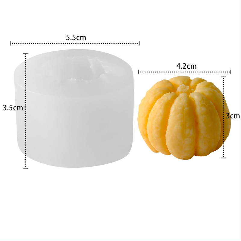 Kalup za kolače od silikona – nepravilan oblik, voćna serija – za aromatične svijeće