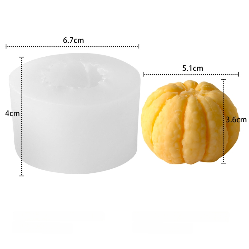 Kalup za kolače od silikona – nepravilan oblik, voćna serija – za aromatične svijeće