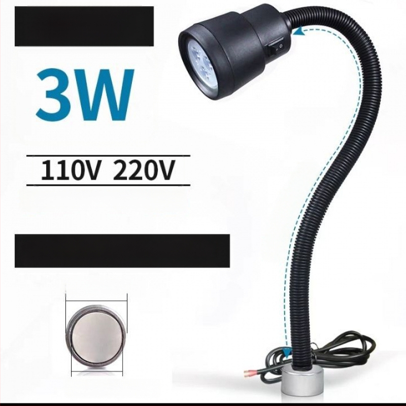 LED работна лампа за машини - Unique, 220V, модел 1, съвместима с 1 модел