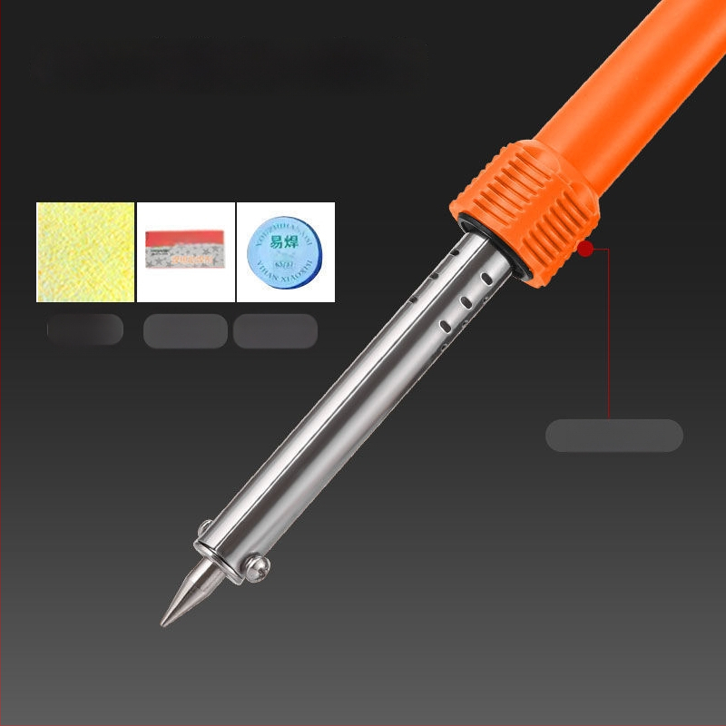 Állítható hőmérsékletű, nagy teljesítményű elektromos forrasztó készlet rozsdamentes acélból, alkalmas csatlakozók és vezetékek forrasztására