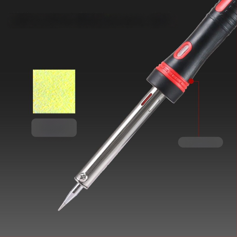 Állítható hőmérsékletű, nagy teljesítményű elektromos forrasztó készlet rozsdamentes acélból, alkalmas csatlakozók és vezetékek forrasztására