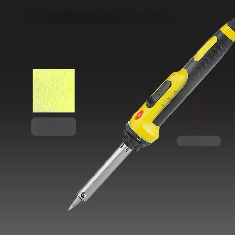 Állítható hőmérsékletű, nagy teljesítményű elektromos forrasztó készlet rozsdamentes acélból, alkalmas csatlakozók és vezetékek forrasztására